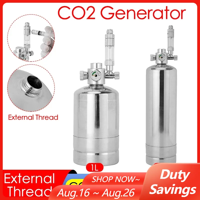 Planted Aquarium Kit - 1L/2L Aquarium CO2 Generator System Kit
