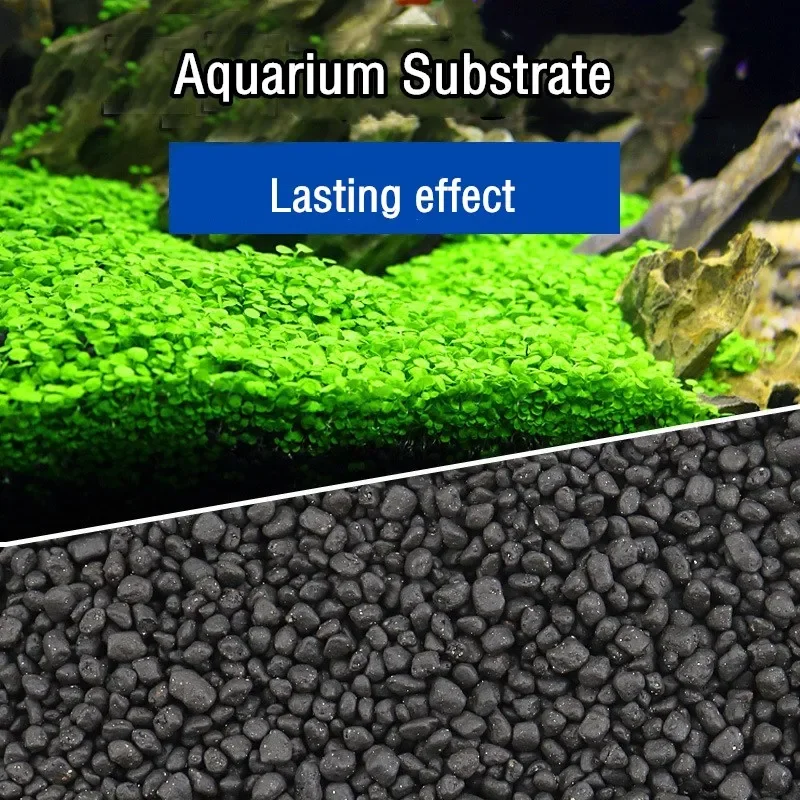 Aquarium Planted Tank Soil - 500g Aquarium Planted Soil Substrate Fertilizer