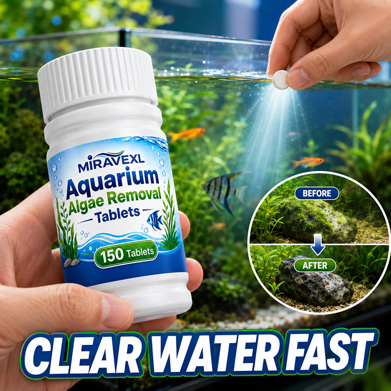 Aquarium Planted Plants - MIRAVEXL 150 Aquarium Algae Removal Tablets,