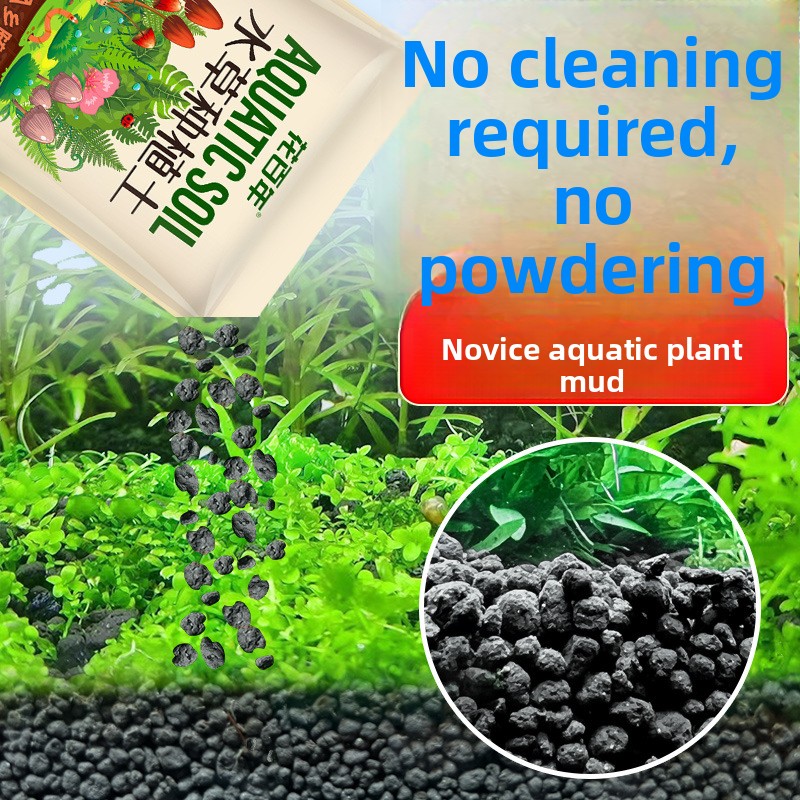 Aquarium Planted Tank Soil - Aquarium Soil Substrate - Non-Fading Planted