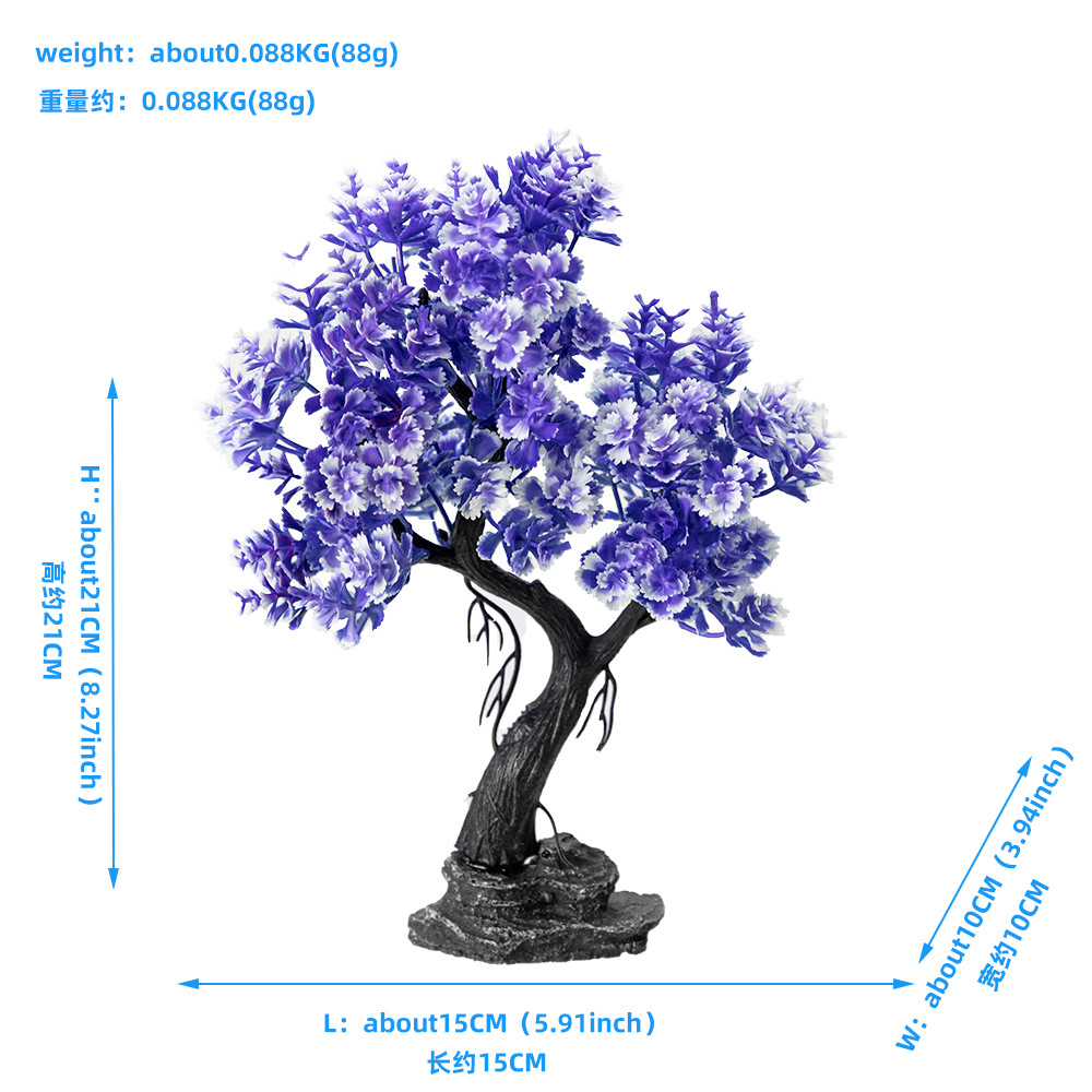 New Simulation Moss Tree Fish  - đánh giá và giá Aquarium Plant Guide