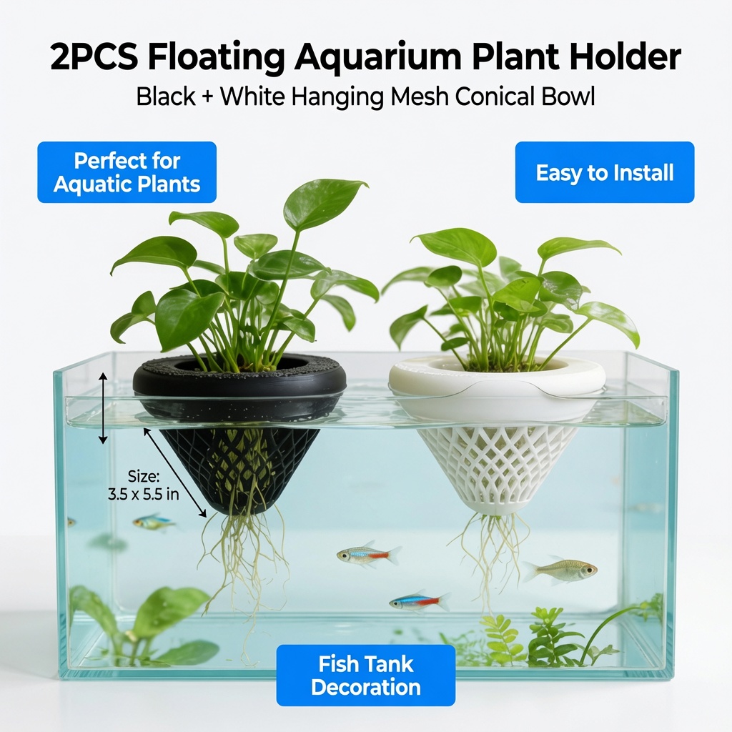 2PCS Floating Aquarium Plant H - đánh giá và giá Aquarium Plant Growth