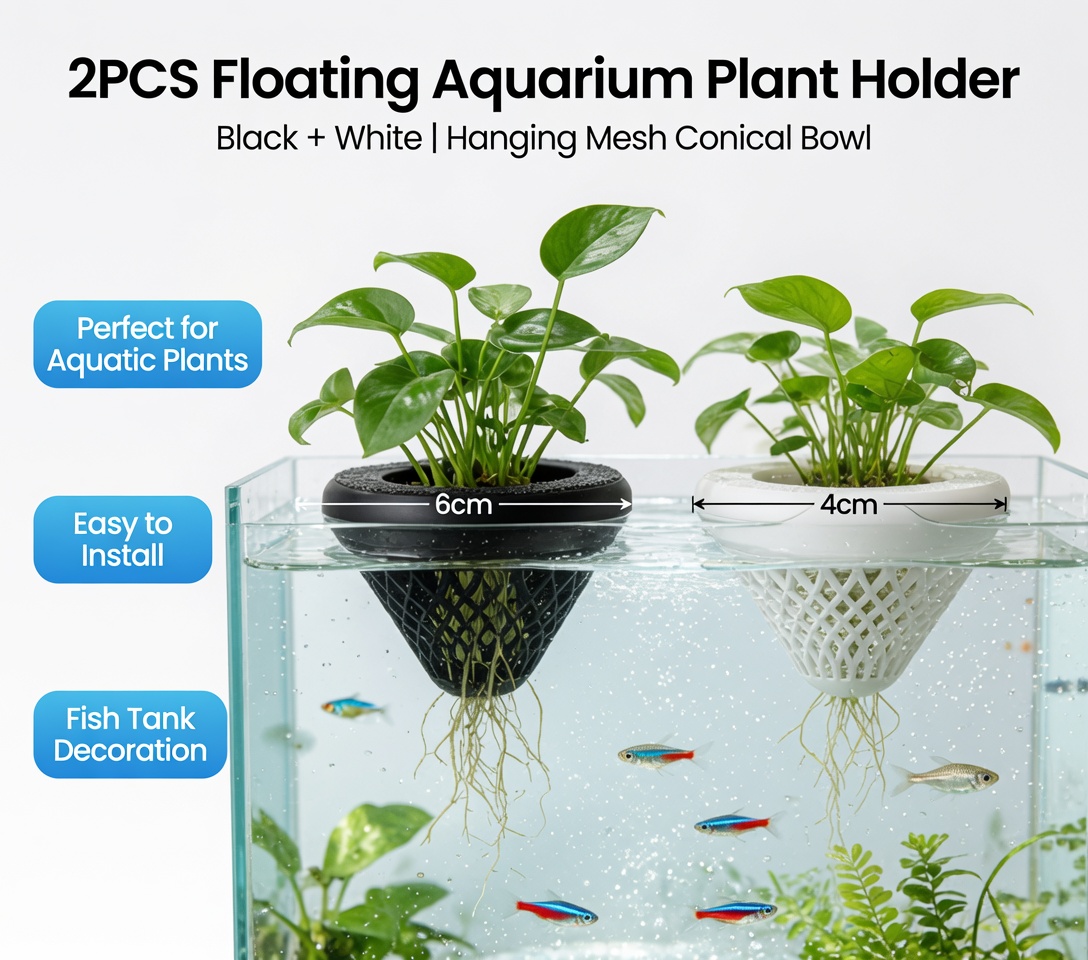2PCS Floating Aquarium Plant H - đánh giá và giá Aquarium Plant Growth