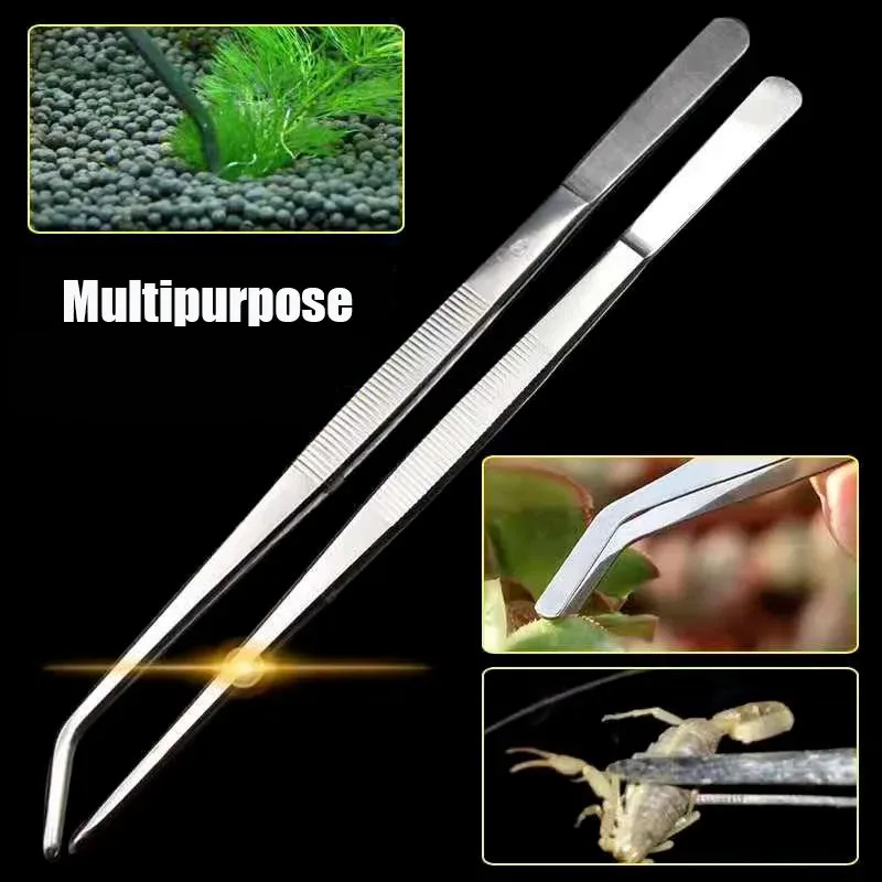 38cm Stainless Steel Aquarium  - đánh giá và giá Planted Clip Tweezers
