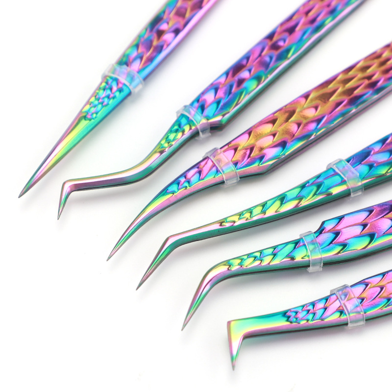 6PC Lông Mi Giả Nhíp Lưu Trữ G - đánh giá và giá Planted Clip Tweezers
