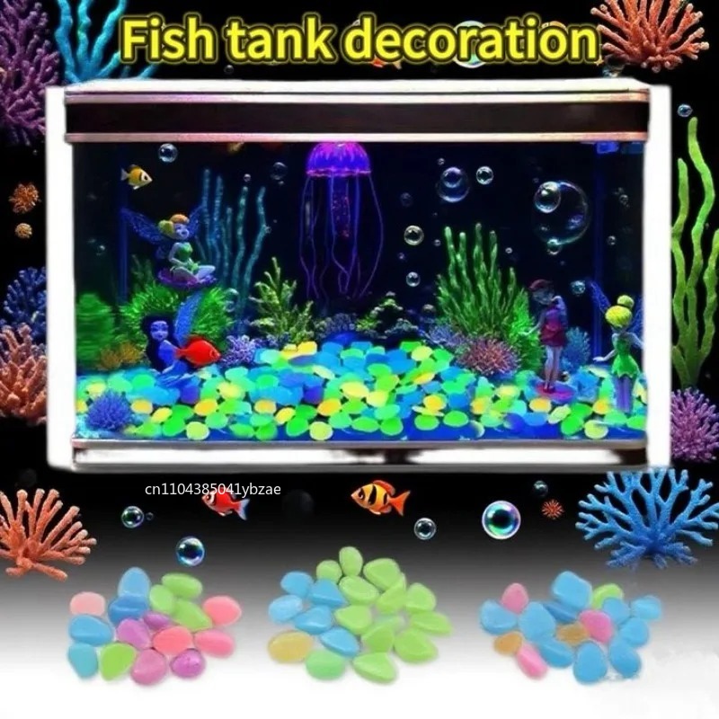 100-800pcs Glow in The Dark Pe - đánh giá và giá Aquarium Planted Plants