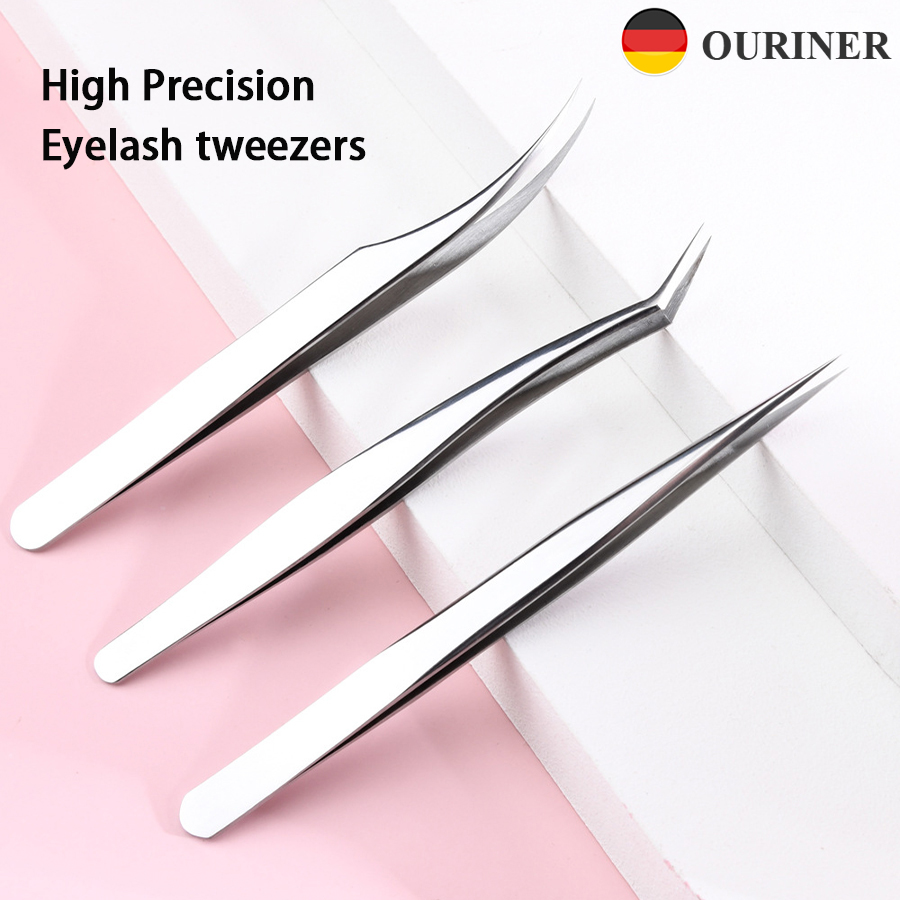 Stainless Steel Eyelash Tweeze - đánh giá và giá Planted Clip Tweezers