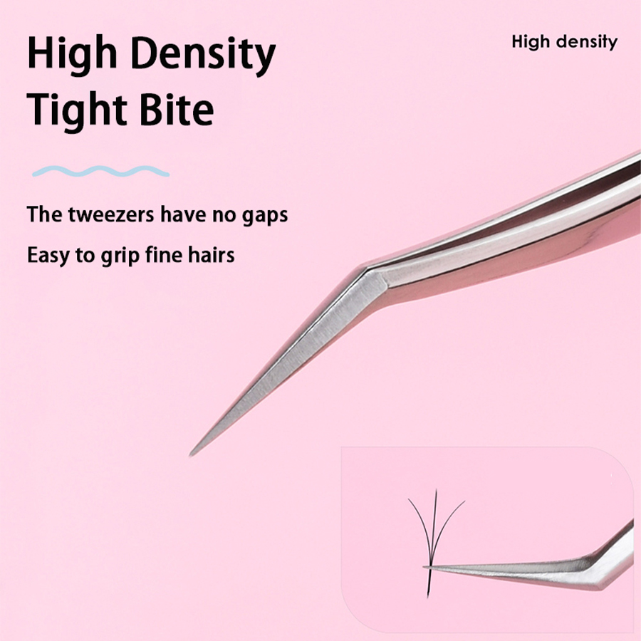 Stainless Steel Eyelash Tweeze - đánh giá và giá Planted Clip Tweezers