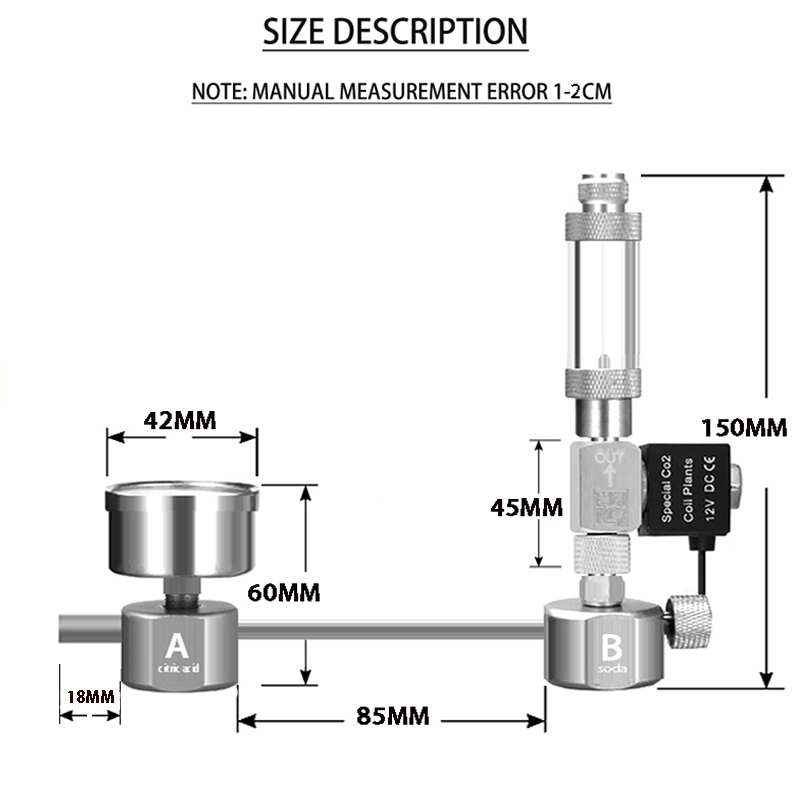 Aquarium DIY CO2 Generator Sys - đánh giá và giá Planted Aquarium Kit