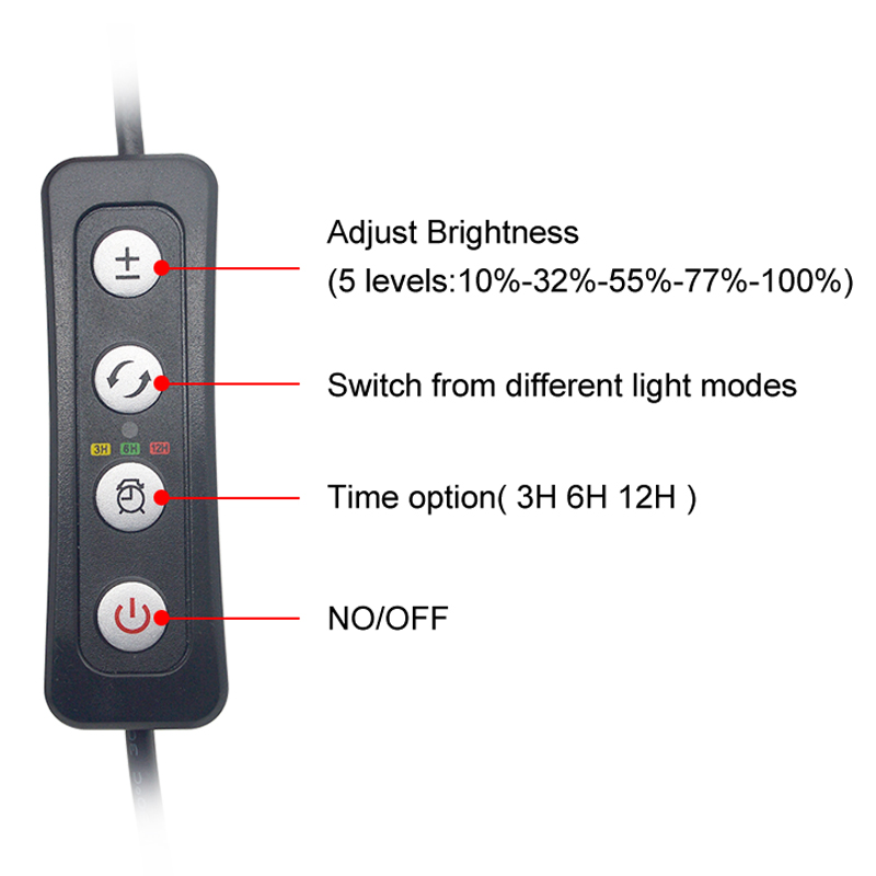 Hồ Cá Đèn LED Cho 16-64CM Cá S - đánh giá và giá Aquarium Plant Growth