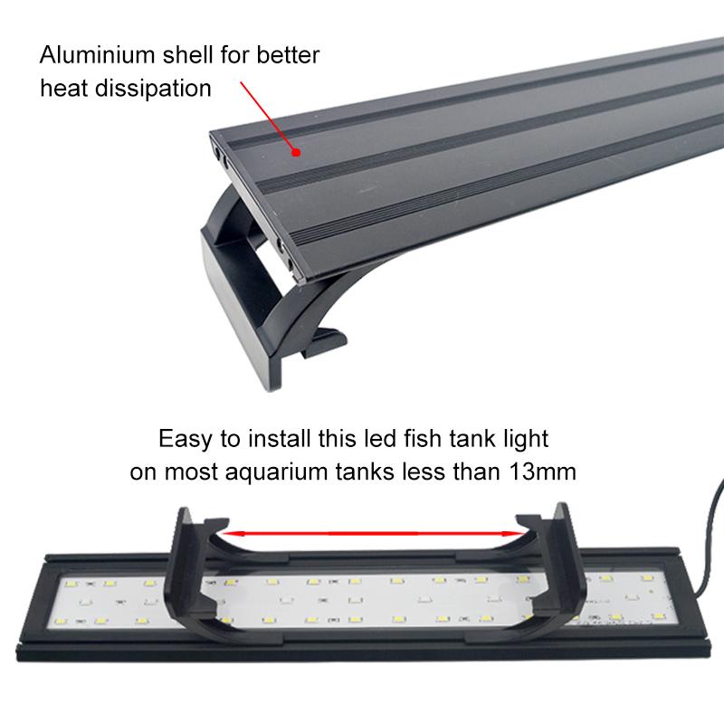 Hồ Cá Đèn LED Cho 16-64CM Cá S - đánh giá và giá Aquarium Plant Growth