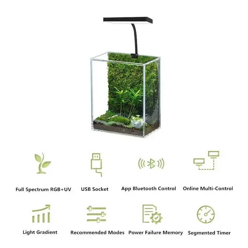 WEEK AQUA Mag Pro USB Nano Aqu - đánh giá và giá Aquarium Plant Growth