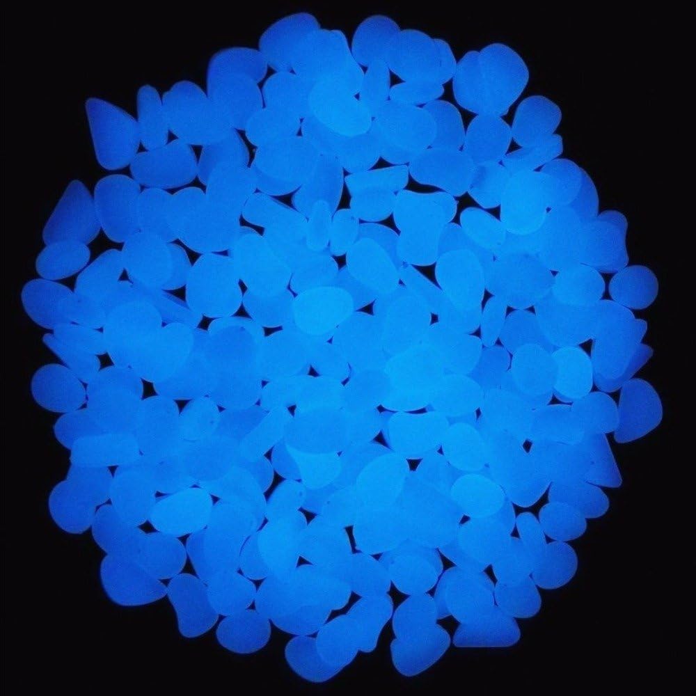 Fish Tank Rocks Glow Blue Pebb - đánh giá và giá Planted Aquarium Equipment