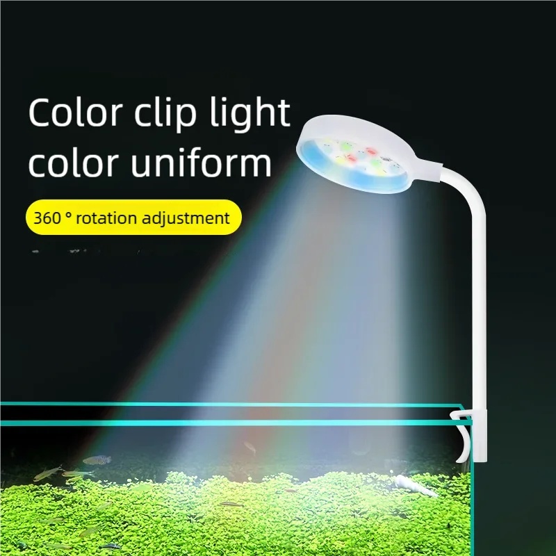 3W LED Clip-On Aquarium Light  - đánh giá và giá Led Planted Tank Light