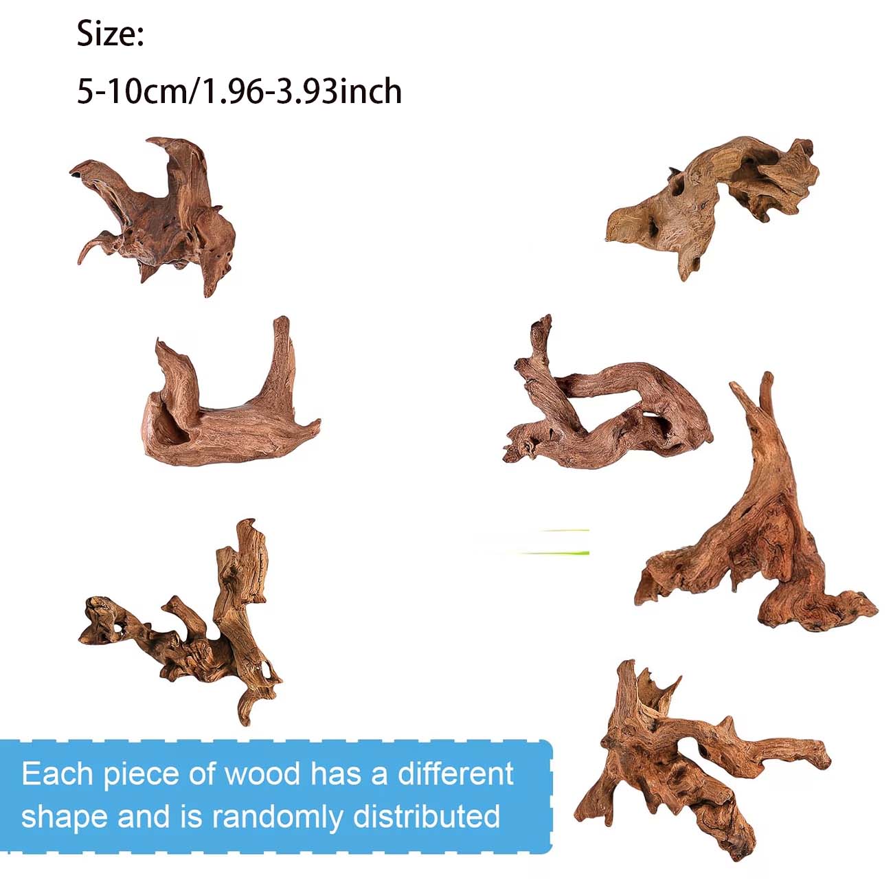 5-10CM Natural Sinkable Driftw - đánh giá và giá Aquarium Planted Substrate