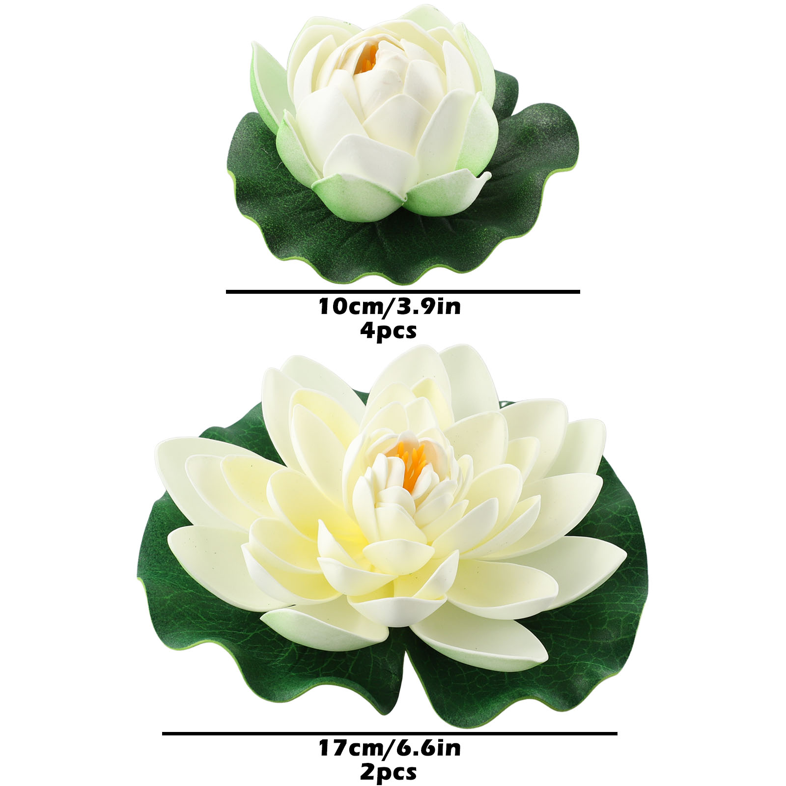 6pcs White Artificial Lotus Si - đánh giá và giá Planted Aquarium Kit